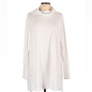 NWT Free People We the Free oversized mock turtleneck tunic L